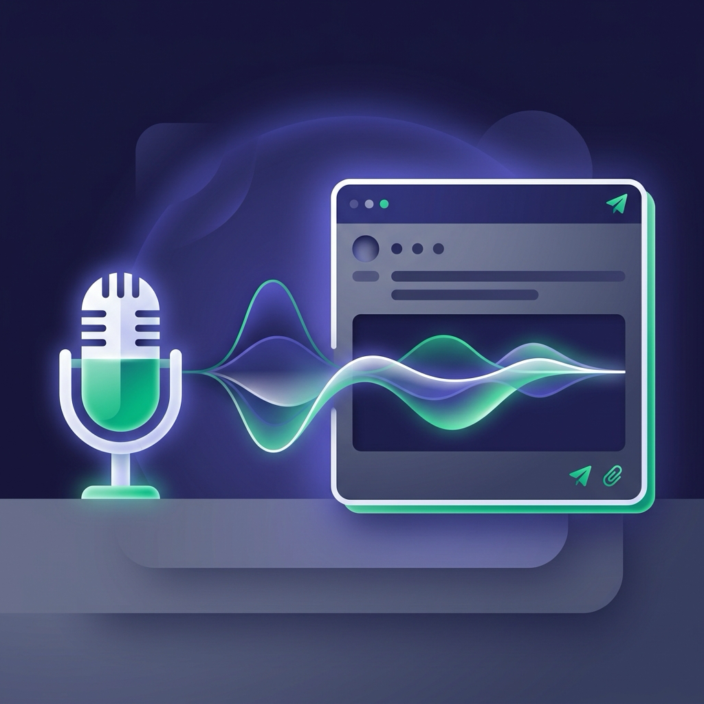 The Word2Mail microphone button inside a Gmail compose window
